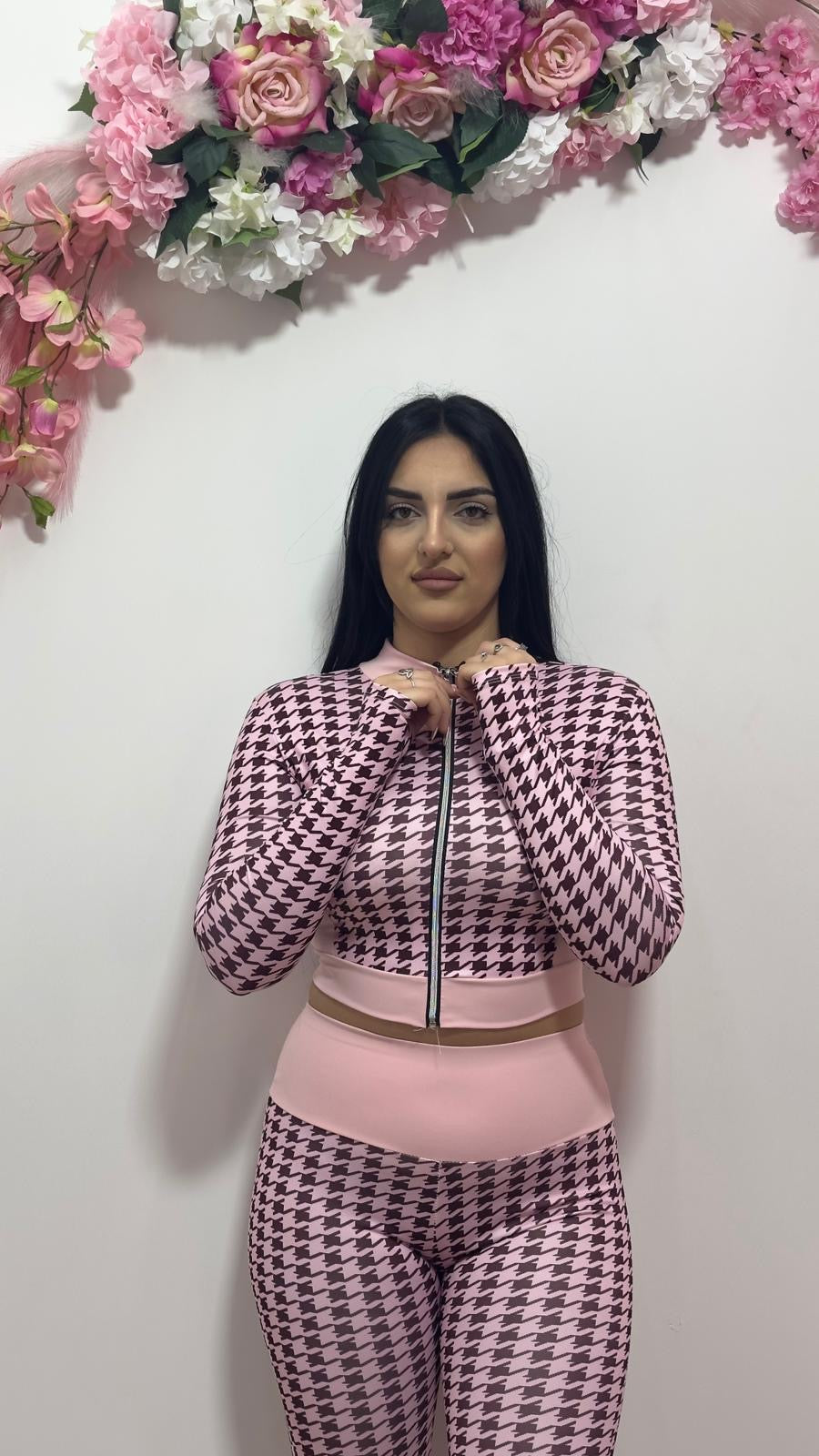 Coordinato pied-de-poule