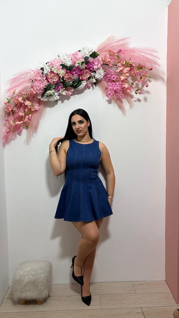 Vestitino jeans linear