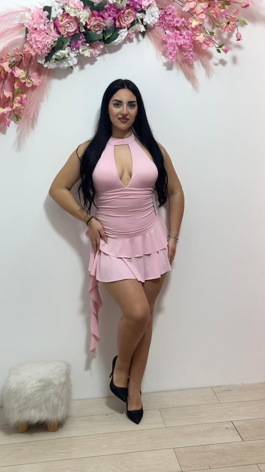 Vestitino ruffle mini